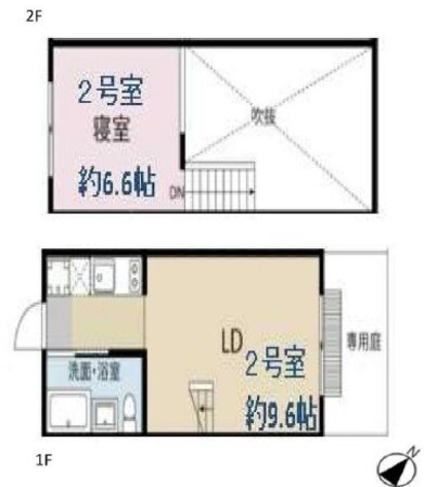 根津駅 徒歩5分 1階の物件間取画像